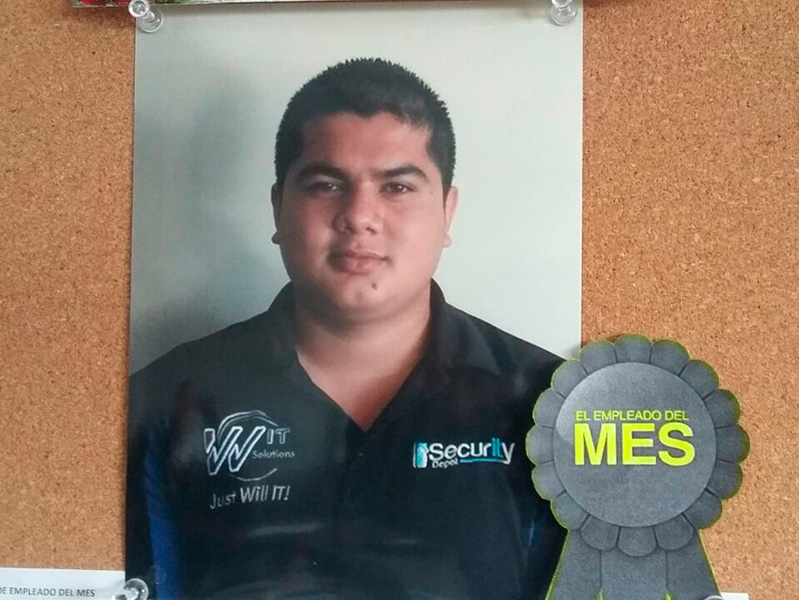 Security Depot Empleado del mes de noviembre 2016
